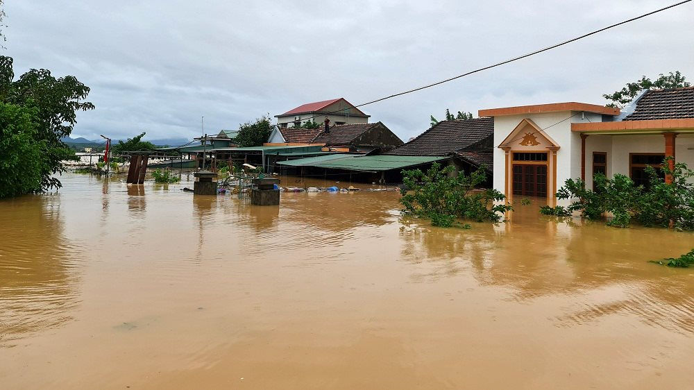 Nhà ở khu vực miền trung gặp rất nhiều tình trạng ngập lụt