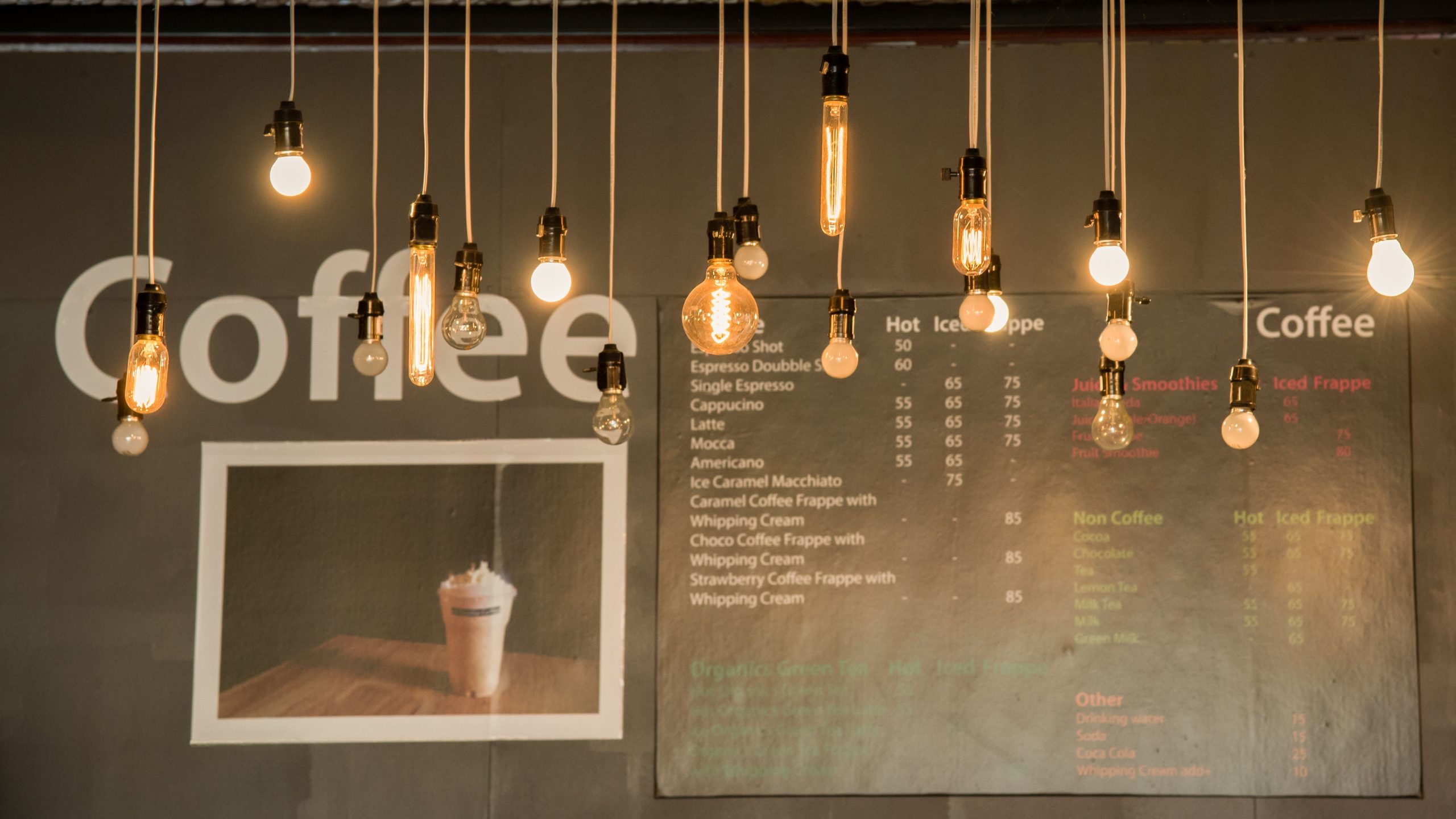 Tham khảo 5 mẫu đèn trang trí quán cà phê được yêu thích nhất hiện nay