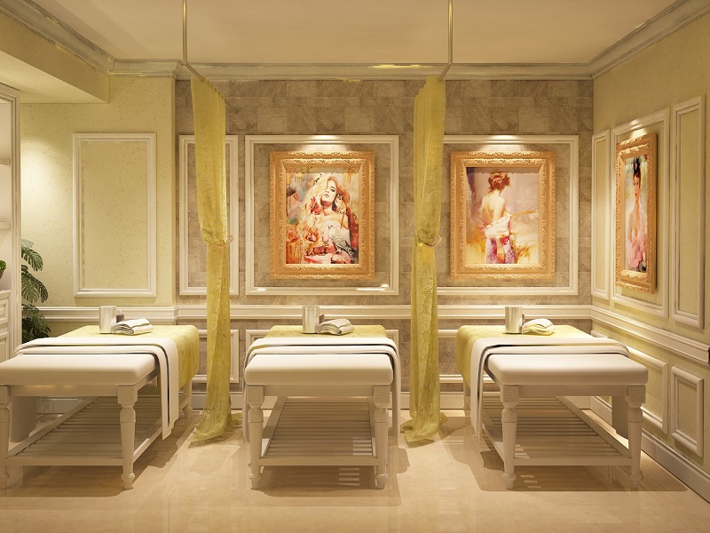 Sang trọng tiện nghi với phong cách spa tân cổ điển