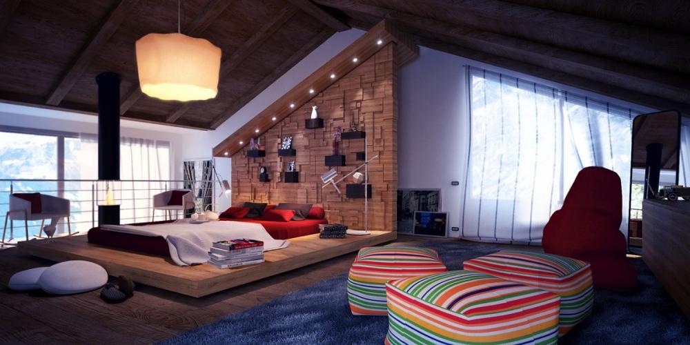 Bạn có thể tận dụng tầng tum của ngôi nhà để mở rộng không gian sống